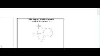 L3Trazado de Tangentes a una Circunferencia [upl. by Nagorb843]