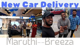 New Car Delivery  maruthi breeza  life of hari [upl. by Acined263]