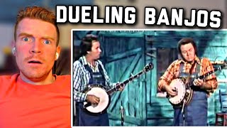 MUSICIAN REACTS Roy Clark amp Buck Trent Dueling Banjos  REACTION🎸🎶 [upl. by Adnamor]