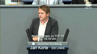 Jan Korte DIE LINKE ELENA ist grob verfassungswidrig [upl. by Glendon]