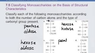 3B 78 Classification of Monosaccharides [upl. by Beatrix479]