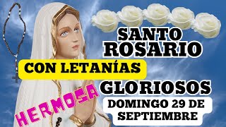 El Santo Rosario con letanias RENOVADO hoy domingo septiembre 22 de 2024 misterios gloriosos 🌹♥️✝️✨🙏 [upl. by Gurl]