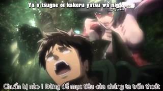 EnA Sub Vietsub  Kara Attack on Titan OP1 Guren no Yumiya  Linked Horizon [upl. by Burck]