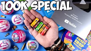 100K SUBSCRIBERS SPECIAL  Face Reveal QampA Mini Brands Opening Fan Mail Eating and More [upl. by Anayik]