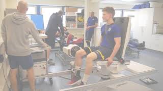 Isokinetic Testing Training and Therapy at Basketball Team Alba Berlin [upl. by Nimrak]