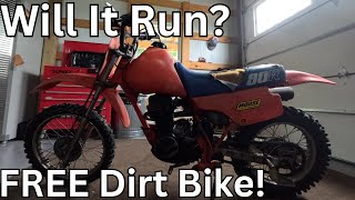 Will This Free Dirtbike Run And Ride Agian [upl. by Roots533]