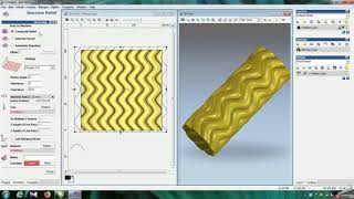 ARTCAM 3D ROTARY TUTORIAL 1 [upl. by Quinlan]