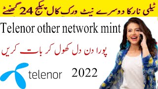 Telenor other network call packages one 1day Telenor other network mint daliyTelenor dusre Network [upl. by Tristram51]