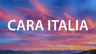 GHALI  CARA ITALIA LYRICS [upl. by Giesser882]