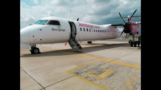 Nairobi to Mombasa with Jambojet A Quick and Easy Flight [upl. by Arualana539]