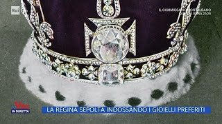 I gioielli di Elisabetta II a chi andranno in eredità  La Vita in diretta 14092022 [upl. by Zoa]