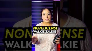 Do we Need License For walkie Talkie youtubeshorts [upl. by Ahsinan]