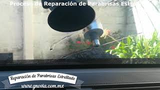 Reparacion de Parabrisas Estrellado Como Reparar Vidrio Panoramico Agrietado Reparador Mexico DF [upl. by Blanca]