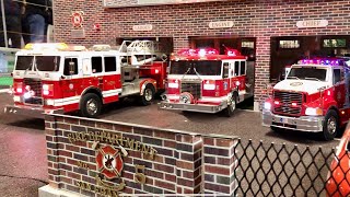 RC MODEL FIRE RESCUE TRUCK COLLECTION IN SCALE SAN FRANCISCO Fire DEPARTMENT [upl. by Josee123]