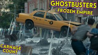 Ghostbusters Frozen Empire 2024 Carnage Count [upl. by Nari]