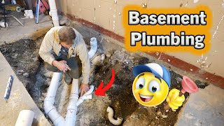 Plumbing for a Basement Bathroom  PLAN LEARN BUILD [upl. by Enymsaj]