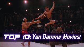 Top 10 VAN DAMME Movies [upl. by Valoniah]