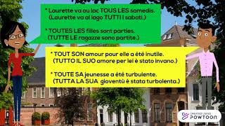 Francese  GLI AGGETTIVI INDEFINITI 1° Parte [upl. by Odnuges]