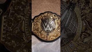 World Heavyweight Championship Commemorative Title Belt Unboxing from WWE shop wwe [upl. by Auqeenahs]