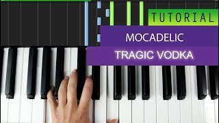 Mokadelic  Tragic Vodka  Piano Tutorial  MIDI Download [upl. by Godrich]