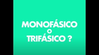 ¿Monofasico o trifasico para ahorrar dinero en tu factura de electricidad [upl. by Notgnihsaw]