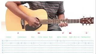 Pehla Nasha  Guitar Tabs and Chords [upl. by Aerdied]