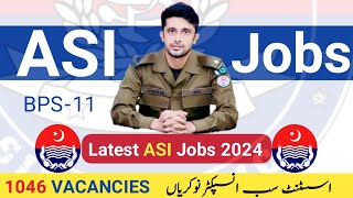 Punjab Police ASI Jobs 2024Govt Jobs in PakistanGovt Jobs 2024Jobs 2024 [upl. by Nahtnaoj]