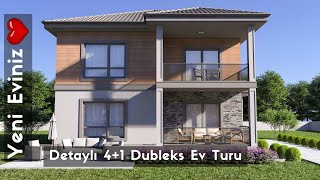 Modern Görünümlü 41 Dubleks Ev Turu  41 Dubleks Ev Modelleri [upl. by Yema]