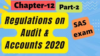 ACTION TAKEN NOTES  Regulations on Audit amp Accounts 2020 Chapter12 Part2 [upl. by Hasen]