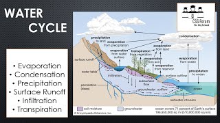 water cycle  Definition Steps Diagram amp Facts  General science and ability water cycle drawing [upl. by Hsizan]