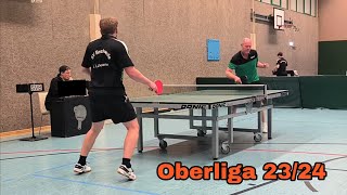 Sehr sicher und extrem gefährlich mit langer Noppe in der Oberliga  Lars Lückmann vs Dennis Stadie [upl. by Aikym939]