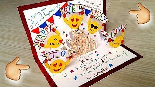 DIY Birthday greeting cards  Birthday pop up cards  Birthday cards handmade [upl. by Anifled]