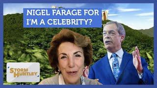 Could Nigel Farage join Im A Celebrity Get Me Out Of Here Feat Edwina Curry  Storm Huntley [upl. by Repinuj529]