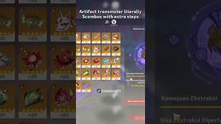 Artifact transmuter literally scambox with extra steps genshinimpact [upl. by Adolfo758]