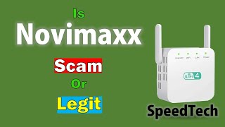 Novimaxx Wifi Booster Review  Novimaxx Scam  Speedtech [upl. by Cristen]