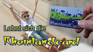 Lohnt sich die Rheinlandcard  Wir haben es getestet [upl. by Rosanna]