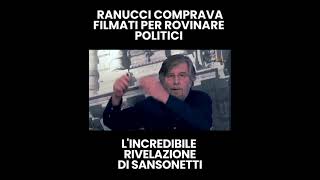 Ranucci comprava filmati per rovinare i politici Lincredibile rivelazione di Sansonetti [upl. by Anaeirb464]