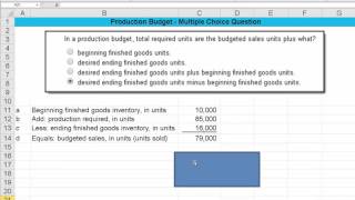 Production Budget  Calculating Required Units [upl. by Stambaugh523]