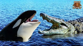 Killer Whale Vs Saltwater Crocodile  The Ultimate Verdict 2022 [upl. by Ohaus]