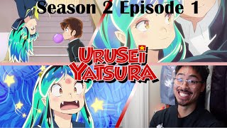 Our Chaotic Crew Is Back Urusei Yatsura Season 2 Episode 1 Reaction [upl. by Bordiuk]