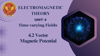 42 Vector Magnetic Potential  EE302  EC504 A  EX504 B [upl. by Llennyl]