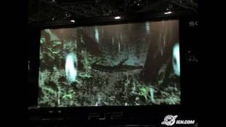 Higanjima Sony PSP Gameplay  TGS 2004 Video Wall Clip [upl. by Lokcin93]