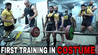 Deadlift In CostumeEQUIPPEDCompetition UpdateTraining With Guru Ji [upl. by Eadahs]