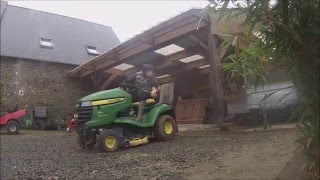 Tracteurs Tondeuses  Fumier 2016 GOPRO [upl. by Clynes]