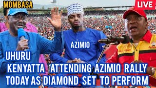 AZIMIO LA UMOJA TODAY LIVE  UHURU amp DIAMOND PLATNUMZ TO ATTEND  AZIMIO  TONONOKA GROUNDS LIVE [upl. by Yarg]