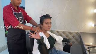 Anushree’s Longhair spa video  hair spa at BE18 saloon Garia  longhair care with Anushree [upl. by Khalil]