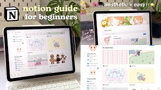 ⭐️💻Notion guide for beginners🧾starting from scratch how to balance school and other activities [upl. by Hestia]