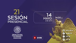 Vigésima Primera Sesión Pública de la Sala Guadalajara del TEPJF [upl. by Htelimay367]