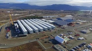 Cedar Valley Lodge  progress via drone Nov 1 [upl. by Ellan964]