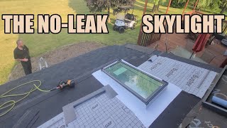 HOW TO  Velux Skylight Install [upl. by Oinoitna]